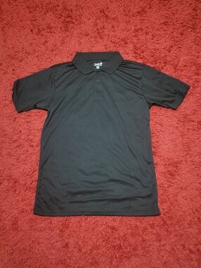 ***NEVER WORN*** Black image solutions polo shirt unisex Size Medium